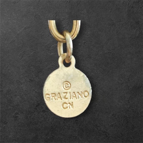 R. J. Graziano Long Gold Tone Loop Chain Necklace 32"  With Lobster Clasp - Picture 4 of 11